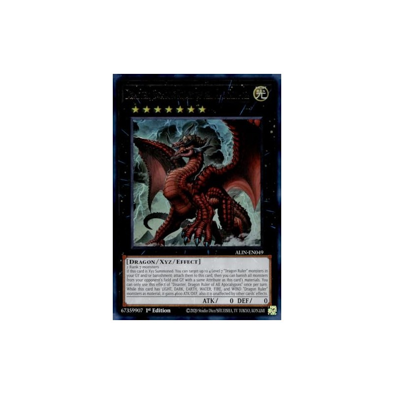 Disaster, Dragon Ruler of All Apocalypses - ALIN-EN049 - Ultra