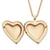 Custom Personalization Solutns Gold-Plated Single-Initial Heart Locket Base Metal M