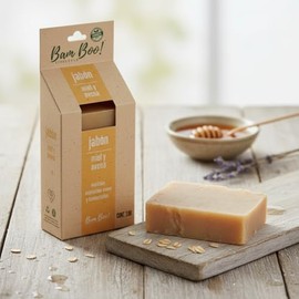 Jabón Artesanal Natural Miel y Avena 100 g Bam Boo Lifestyle