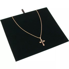 FindingKing Glass Top Jewelry Earring Display Case Velvet Insert