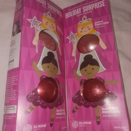 Da Bomb Bath Fizzers Dancing Princess. Pomegranate Pink Sugar. Lot Of 2. New