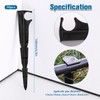 VooGenzek 20 Pieces 16 mm Micro Drip Pipe Holder, Irrigation