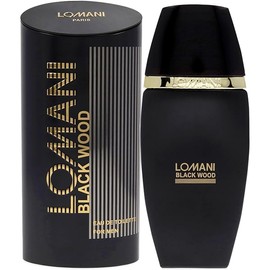 Lomani Black Wood EDT Spray Men 3.3 oz
