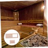 SEWACC Cedar Wood Sauna Room Air Vent Cover Sliding Grille