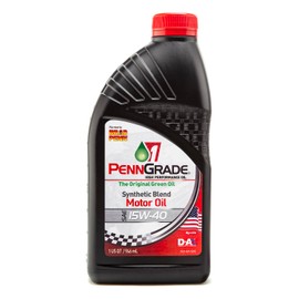 PENN GRADE 1, 71586, Synthetic Blend High Performance Oil SAE 15W-40, 1 Quart (12 Pack)