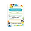 Minkocards 12 Invitation Cards Including 12 Envelopes for 7th Children's