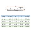 sourcing map R8 Shank to MT3 Morse Taper Sleeve Chuck