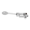 Foot Pedal Faucet Set Stainless Steel Hands Free Silver Touchless