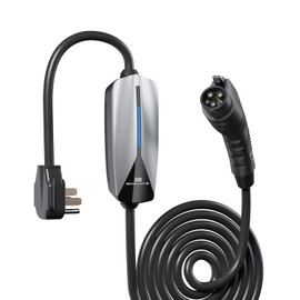 SANXOR Premium Portable EV Charger, Direct Charge Easy Use, Level 2 (240V 32A), 7.68kW Fast Charge, 25ft Charging Cable, NEMA 14-50 Plug, Portable or Home Use Car Charging Station for J1772 EVs