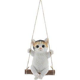 Akishi QY-123MIX Object Swing Cat Miket 4.7 x 7.3 x 6.9 inches (12 x 18.5 x 17.5 cm)