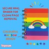 Toyseum 12 x Mini Rainbow Notebooks for Girls Party Bags,