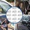 Wind Deflector Clips,20 Pcs Stainless Steel Car Window Deflector Fittings