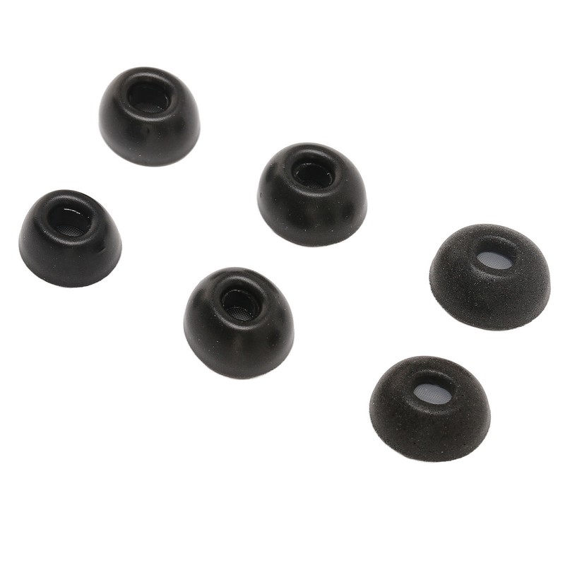 6pcs Eartips Replacement Noise Isolation Soft Slow Rebound Foam Ear