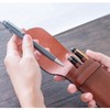 Dom Teporna Genuine Leather Pen Case 1 Pen Slot 2