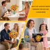 CUBIMANA Flower Sunflower Bouquet Building Kit with Lights - 17