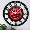 25cm Circular Iron Wall Clock with a Space Shuttlesheet size: