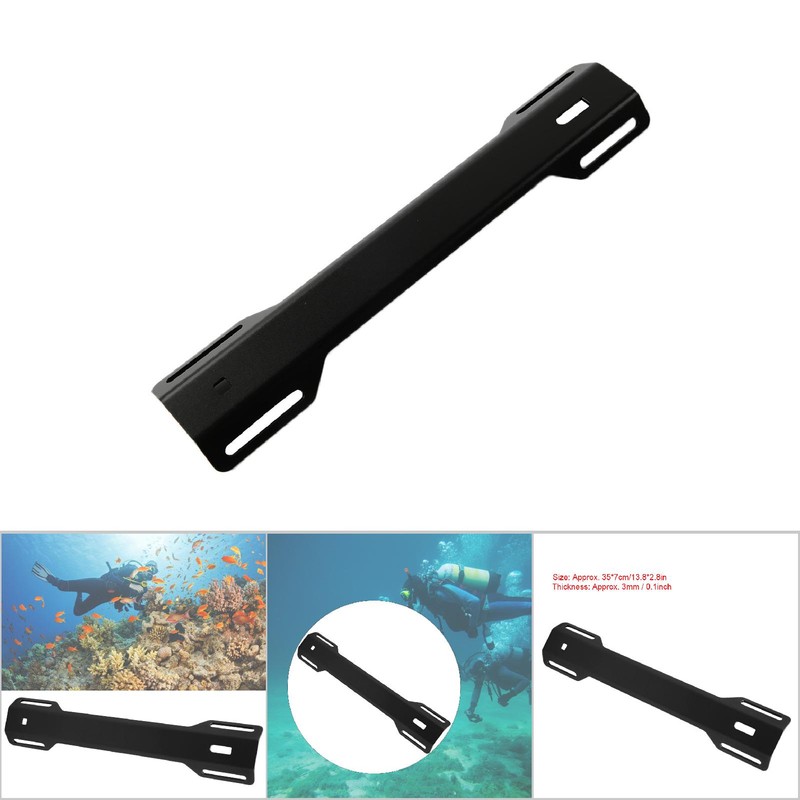 Aluminum Alloy Harness Backplate Back Plate Support Bracket for Scuba