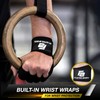 Fit Active Sports Weight Lifting Workout Gloves with Built-in Wrist