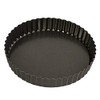 Bakemaster Non-Stick Loose Base Round Flan/Quiche Pan, Grey