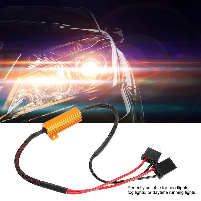 H7 Canbus Decoder Kits, 2 Pieces H7 LED Decoder, LED