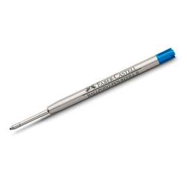 Faber-Castell 148743 Kugelschreibermine B, Pack of 10 – Blue