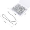 Sopito Curtain Hooks, Sopito 58pcs 1.2 Inches Metal Drapery Pin