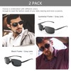 SUNGAIT Ultra Lightweight Rectangular Polarized Sunglasses Man UV400 Protection SGT458QH-HH