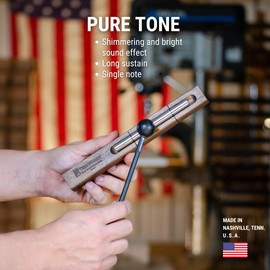 TreeWorks Chimes Energy Chime, Single Note –– MADE IN U.S.A. –– For Meditation, Classrooms, Sound Healing or Yoga, Includes Mallet