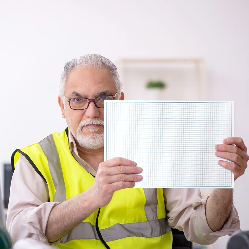 Eaasty 200 Sheets Engineering Graph Paper Grid Notepad Drafting Blueprint