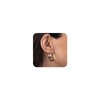 Poxtex Gold Hoop Earrings Set for Women, 14K Gold Plated