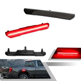 GTINTHEBOX for 2020 2021 2022 2023 GMC Sierra 2500HD 3500HD Pickup Truck Red Rear Fender Side Markers Driver Passenger Lamps