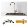 sourcing map 1 Pcs 3.94 Inch Faucet Extension Mounting Pipe