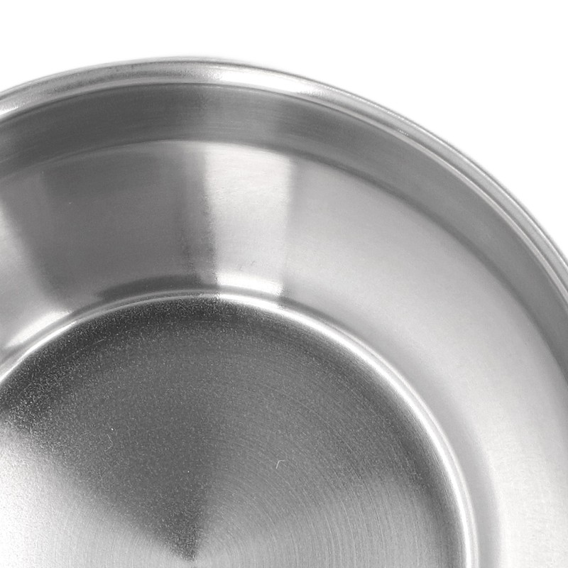 3 PCS Stainless Steel Camping Bowl Set Portable BBQ Folding