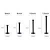 3/4" Industrial Black Iron Pipe Shelf Brackets, Rustic Wall Mounted