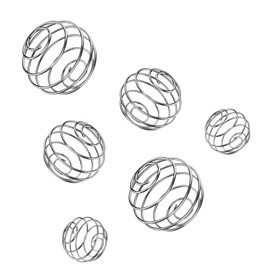 Shaker Balls, 6PCS 304 Stainless Steel Mixing Balls for Protein Shakes Formula, Blender Balls for Mixer Bottles