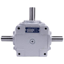 Holdia 40 HP Right Angle Bevel Gearbox with Three 1" Keyed Shafts 1:1 19455-3SH-3KW-GR 1,800 Max RPM