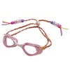 Replacement Bungee Cord Straps for Swim Goggles (Pink Purple Blue)