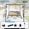 FIXHAWK EZGO Golf Cart Windshield Replacement Fit for EZGO TXT/