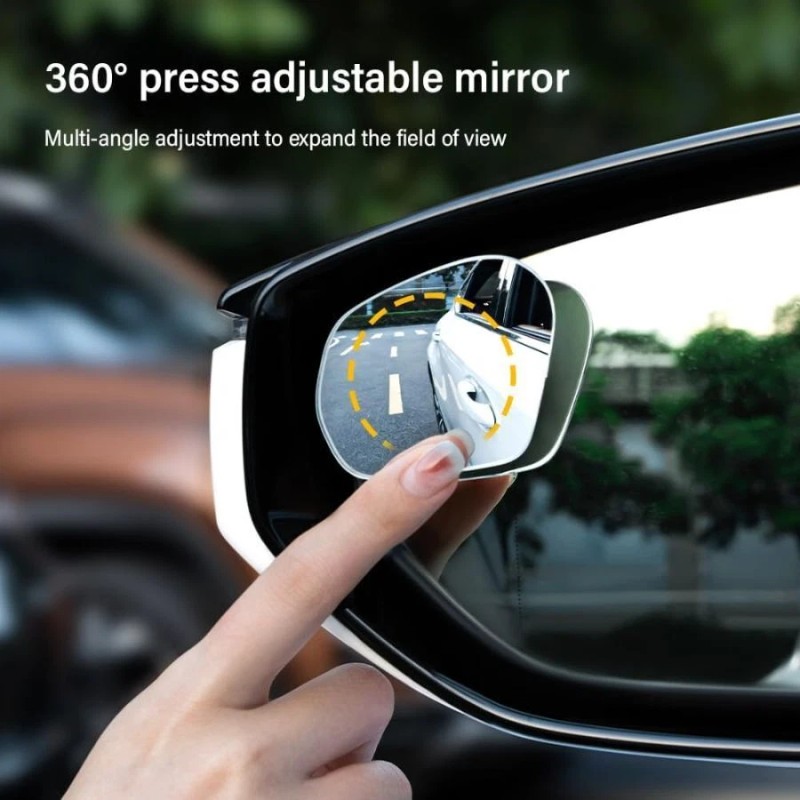NoBrand HD Blind Spot Mirrors 2 Pack, Frameless Convex Side