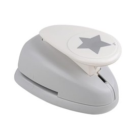 Rayher 69154000 Star Motif Punch, Diameter 5.08 cm - 2 Inches, Suitable for Paper/Card up to 200 g/m², Brown