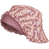 Playshoes Unisex Children's Reversible Sun Hat, Purple flowers, 51