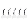 5Pcs Chew Necklace Food Grade Silicone Chewing Pendant for Toddlers