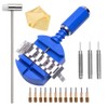Watch Band Link Removal Tool Kit with 12pcs Replacement Pins