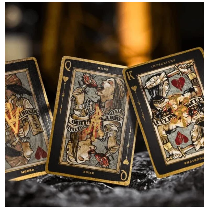 JP GAMES LTD Black Requiem Playing Cards - Luxury Counterspell