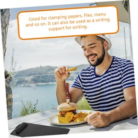 VILLFUL 3 Pcs Portable Small Clipboards Menu and Bill Holders for Organizing Papers Ideal for Office School The Go Use Lightweight and Compact Design