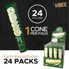 Vibes Cubano Cones - Hemp - 24 Pack, Over 8
