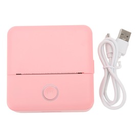 Mini Portable Thermal Printer Inkless Pocket Printer with APP for Pictures Retro Style Photos Receipts Notes Lists Label Memo QR Codes X33 Pink