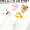 Charming Animal-Themed Toothbrush Covers - Set of 4 Portable Toothbrush