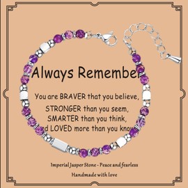 Unique Gifts Bracelet for Women Girls Daughter Granddaughter Best Friend Birthday Frienship Gift Present Trendy Cute Stuff Inspirational Gift for Valentines Day Mother's Day