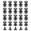 sourcing map 8mm Ball Head Stud Rivets Screw Back, 20Pack